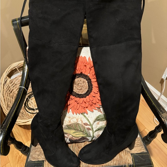 Over knee black soft black boots - Picture 4 of 5